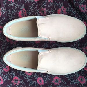 Pink Vans Slip On Shoes